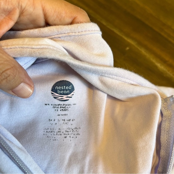 Nested Bean Purple Lilac Lavender Sleep Sac Sleeping Bag Flawed - Picture 7 of 10